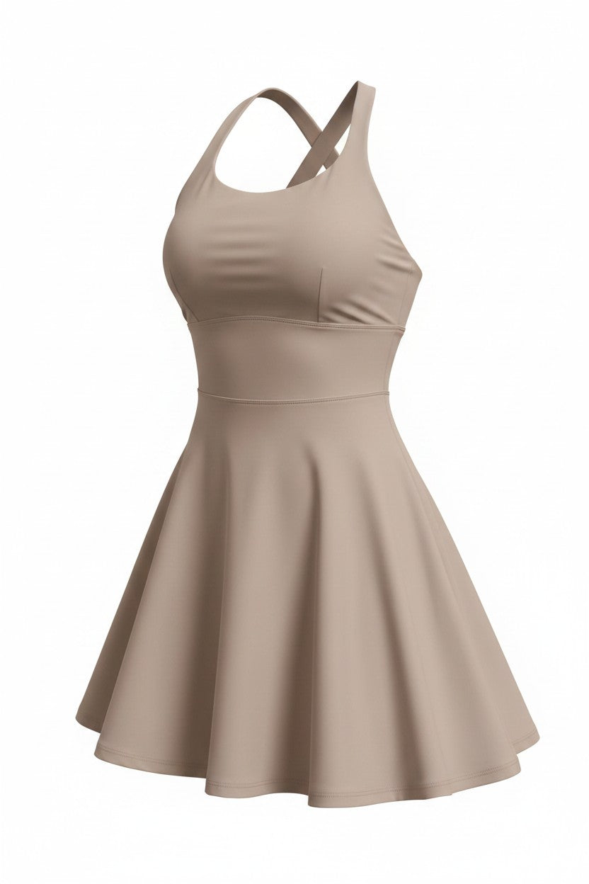 Vestido Esencia Divina – Beige Nude