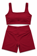 Set Silueta Cuadrada – Rojo Carmín