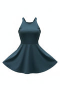 Vestido Movimiento Orgánico – Gris Petróleo