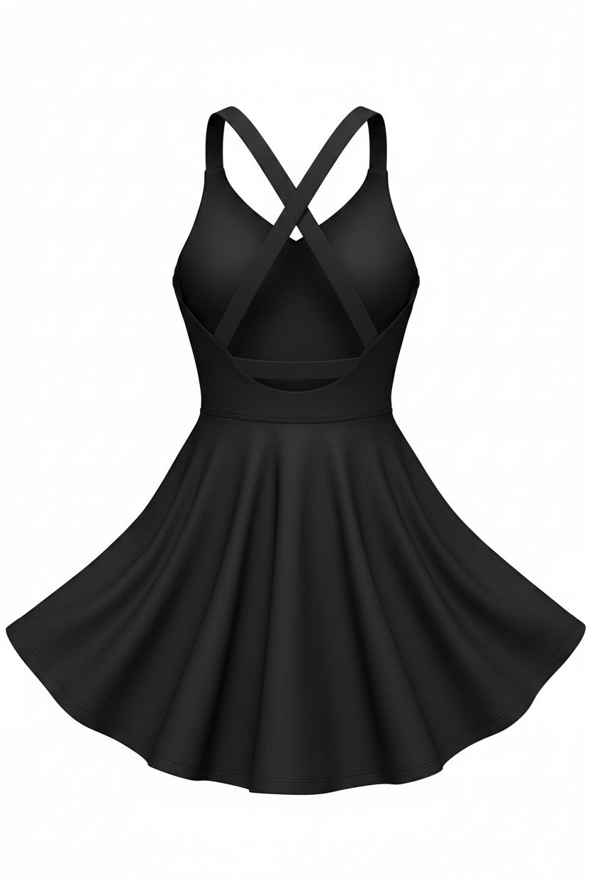 Vestido Presencia Absoluta – Negro Total