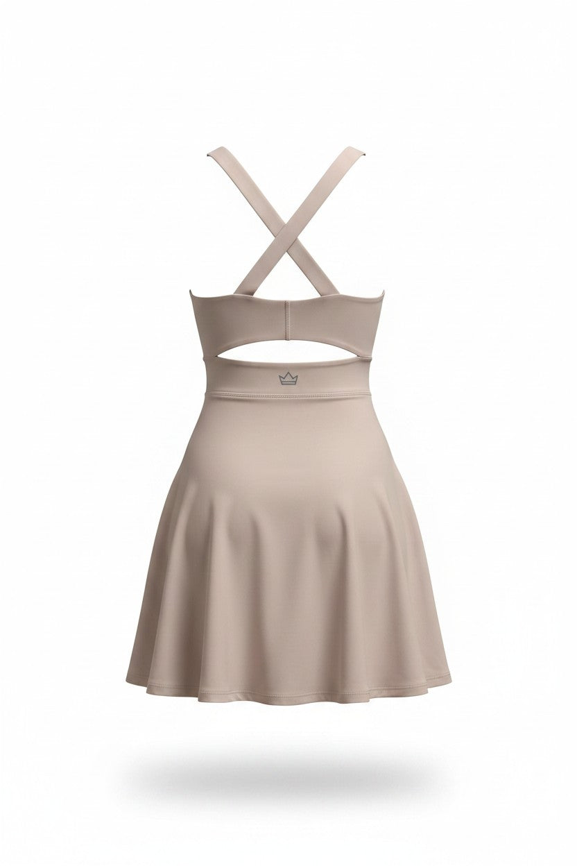 Vestido Esencia Divina – Beige Nude